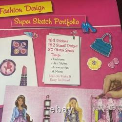 New Super Rare Vintage Barbie Fashion Designer Super Sketch Portfolio Read