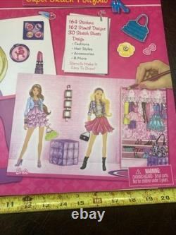 New Super Rare Vintage Barbie Fashion Designer Super Sketch Portfolio Read