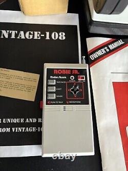 New Vintage Robie Sr Radio Shack Robot Complete in box, Super Rare NOS read