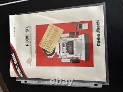 New Vintage Robie Sr Radio Shack Robot Complete in box, Super Rare NOS read