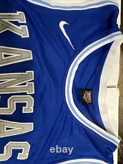 Nike Vintage Super RARE Basketball Team Jersey Kansas K-State Men's M Blue-56323