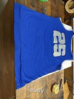 Nike Vintage Super RARE Basketball Team Jersey Kansas K-State Men's M Blue-56323