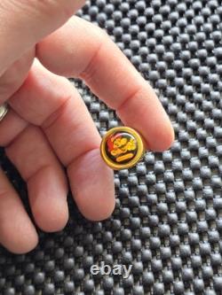 Nintendo Employee Super Mario World Peace Sign Golden Ring Rare Vintage SNES GB