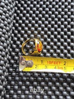 Nintendo Employee Super Mario World Peace Sign Golden Ring Rare Vintage SNES GB