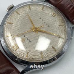 OH serviced, Vintage 1958 SEIKO SUPER Rare dial J13001 Hand-winding Japan #1861