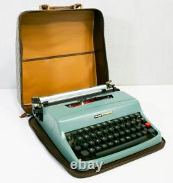Old Gucci Olivetti Vintage Typewriter With Case Working F/S Super Rare Japan