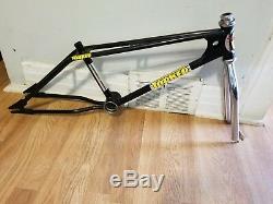 Old School Bmx 1981 20 Black Torker Frame Chrome Fork Og Super Rare Vintage