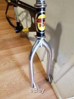 Old School Bmx 1981 20 Black Torker Frame Chrome Fork Og Super Rare Vintage