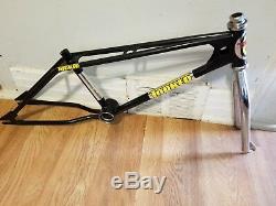 Old School Bmx 1981 20 Black Torker Frame Chrome Fork Og Super Rare Vintage