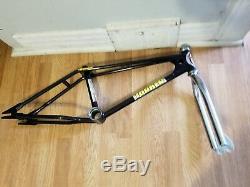 Old School Bmx 1981 20 Black Torker Frame Chrome Fork Og Super Rare Vintage