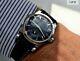 Omega Early Seamaster Automatic 342 Rare Super Blue Dial 1952 Vintage Men's