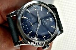 Omega Early Seamaster Automatic 342 Rare Super Blue Dial 1952 Vintage Men's