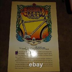 Original Gary Fisher Grateful Dead bicycle poster. Super Rare 1995 24x36 vintage