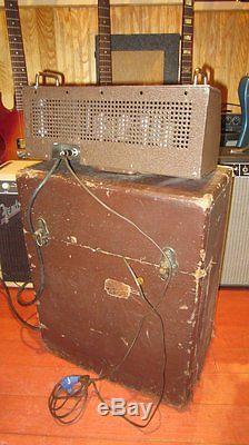 Original Vintage 1957 Gibson GA-85 Bass Amplifier Super Rare Original Speaker