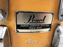 Pearl Super Gripper Maple Snare Drum GLX 10-lug Rare Vintage 14 x 6.5