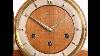 Photoshoot Junghans German Mantel Clock Super Rare Westminster Chime MID Century Vintage