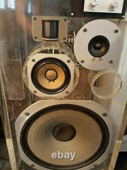 Pioneer Hpm 100 Vintage Acrylic Speakers Super Rare