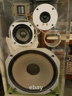 Pioneer Hpm 100 Vintage Acrylic Speakers Super Rare
