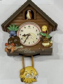 Pokemon Lovely Cabin Melody Wall Cuckoo Clock Super Rare Vintage from JPN