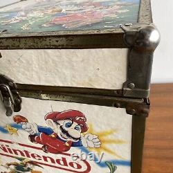 RARE 80s Vintage Nintendo Super Mario Zelda Wood Box Toy Chest Storage Case Wood