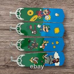 RARE COMPLETE Vintage Nintendo Super Mario Bros 4 Blade Ceiling Fan/Light