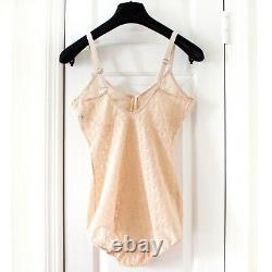 RARE Dior Vintage Kardashian Nude Sheer Monogram Bodysuit