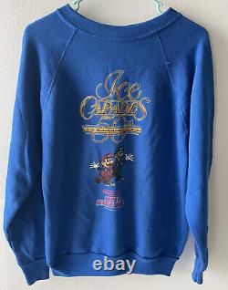 RARE Nintendo Super Mario Bros 1989 Ice Capades Vintage Sweatshirt, Sz Medium