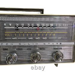 RARE! Vintage 1960'S Korea Gold Star BM-709 Super Silicon Solid State Radio AM