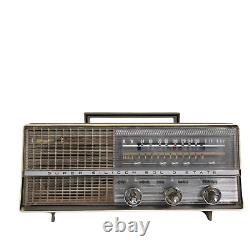 RARE! Vintage 1960'S Korea Gold Star BM-709 Super Silicon Solid State Radio AM