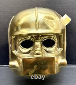 RARE Vintage 1977 Super Joe DARKON Halloween Mask Collegeville Ben Cooper Style