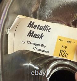 RARE Vintage 1977 Super Joe DARKON Halloween Mask Collegeville Ben Cooper Style