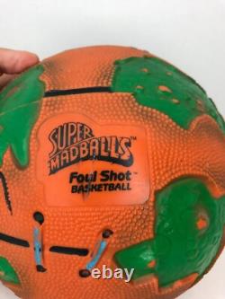RARE Vintage 1986 Super Madballs Foul Shot Holds Air