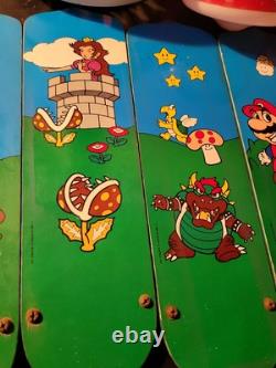 RARE Vintage 1988 Nintendo Super Mario Bros 4 Blade Ceiling Fan Light