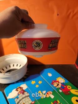 RARE Vintage 1988 Nintendo Super Mario Bros 4 Blade Ceiling Fan Light