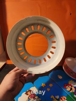 RARE Vintage 1988 Nintendo Super Mario Bros 4 Blade Ceiling Fan Light