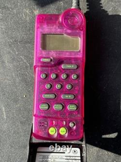 RARE Vintage 1990's V-Link Super Rare Mobile Cell Phone Pink Rare UNTESTED