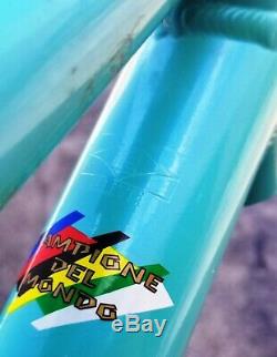 RARE Vintage 1997 Bianchi SUPER GL full suspension mountain bike frame LARGE GY