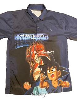 RARE Vintage 2003 Toei Dragon Ball GT Akira Toriyama Goku & Gogeta Shirt S/M