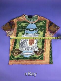 RARE Vintage 90s Jean Paul Gaultier Currency Print T-shirt (XL)