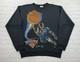 RARE Vintage 90s NBA New York Knicks Dunk Man Super Hero Sweatshirt Changes 1993