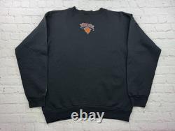 RARE Vintage 90s NBA New York Knicks Dunk Man Super Hero Sweatshirt Changes 1993