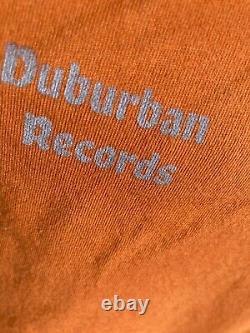RARE Vintage 90s THE GBOMBS DUBURBAN RECORDS PUNK ROCK T-SHIRT-SUPER RARE