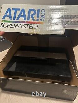 RARE! Vintage Atari 5200 Super System Console With Box