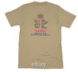 RARE Vintage Deadstock Pokemon Super Trainer Showdown NJ 2001 T Shirt Tan Mens S