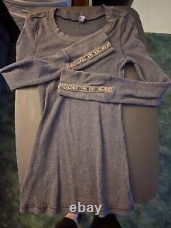 RARE Vintage Free People Studded Cuff Thermal Size Small