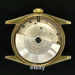 RARE Vintage Men's 14k Yellow Gold Rolex Super Oyster Automatic Wrist Watch 6085