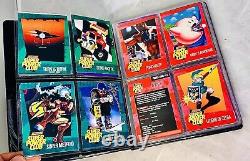 RARE Vintage NINTENDO Super Power Club Challenge Trading Cards 18 Sleeve Binder