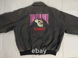 RARE Vintage Nintendo PowerTeam Super Mario World 90s Employee Bomber Jacket