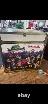 RARE Vintage Nintendo Super Mario Zelda Box Toy Chest Storage Retro Video Games