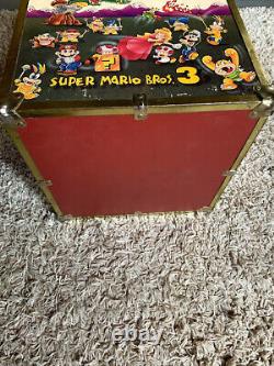 RARE Vintage Nintendo Super Mario Zelda Box Toy Chest Storage Retro Video Games